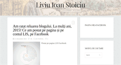 Desktop Screenshot of liviuioanstoiciu.ro